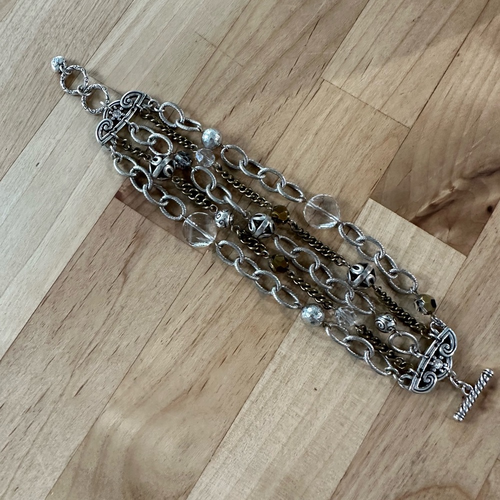 Silver & Gold Bracelet by Brighton